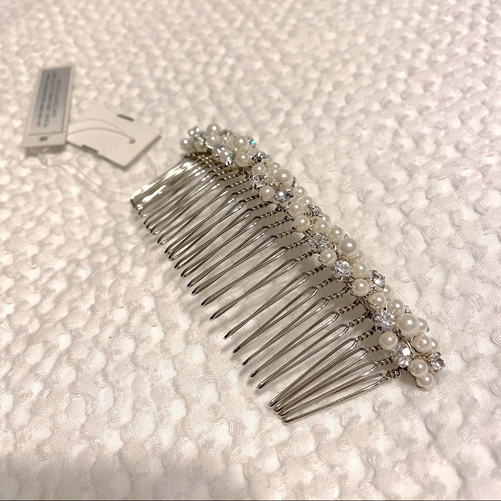 Bridal hair piece claw